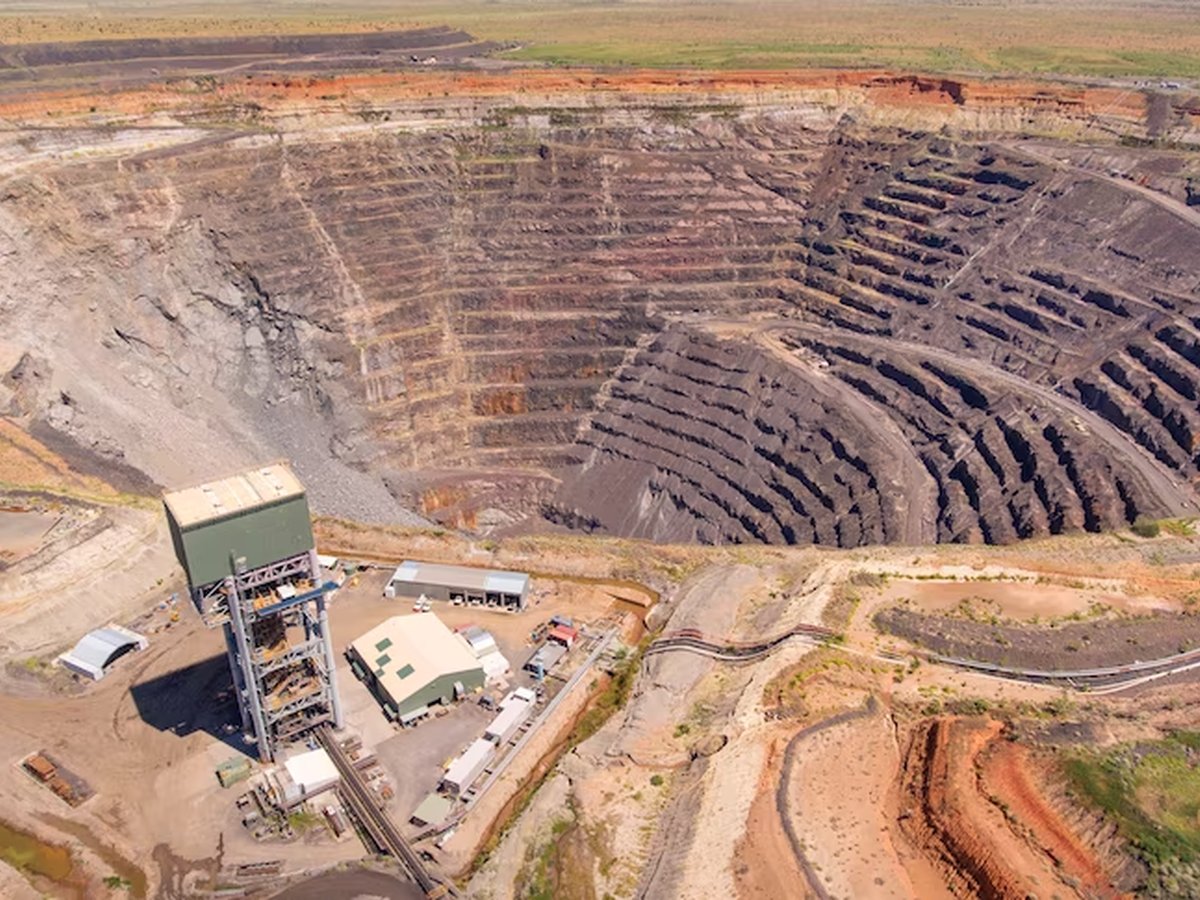 Turner River open cut operation aerial view
